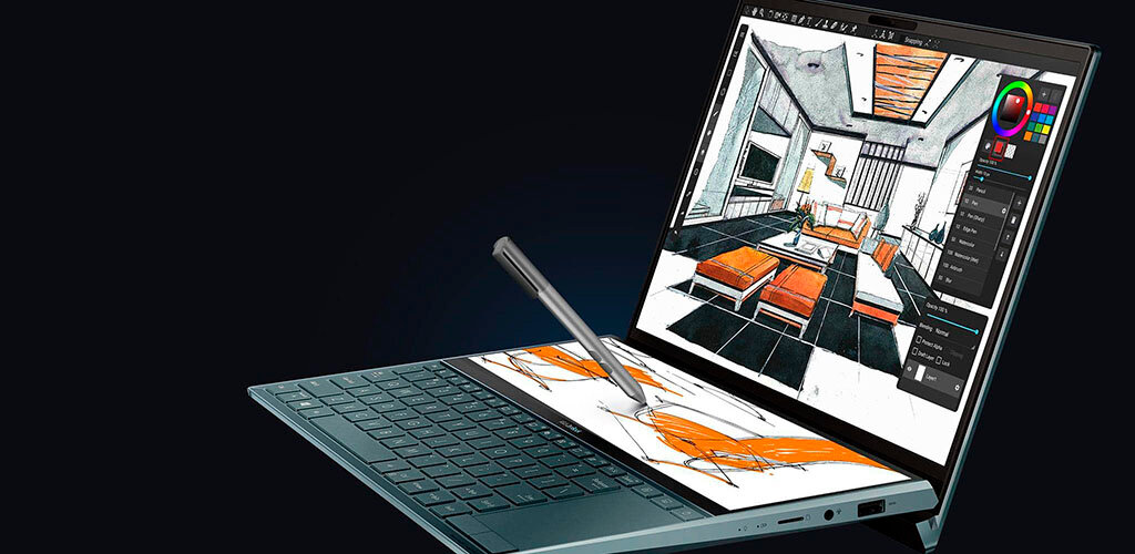 Ноутбук с двумя экранами ASUS ZenBook Pro Duo 15 OLED - Изображение 6