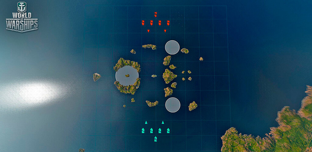 World of warships карта