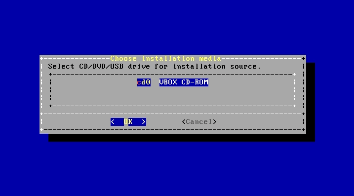 Cd source. Nas4free. Connected (encrypted) to QEMU.