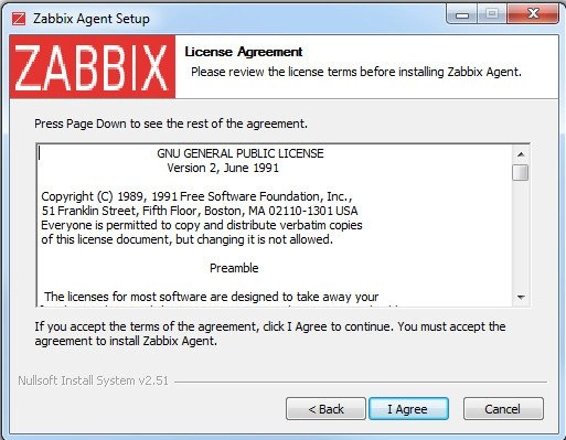 Установка Zabbix agent