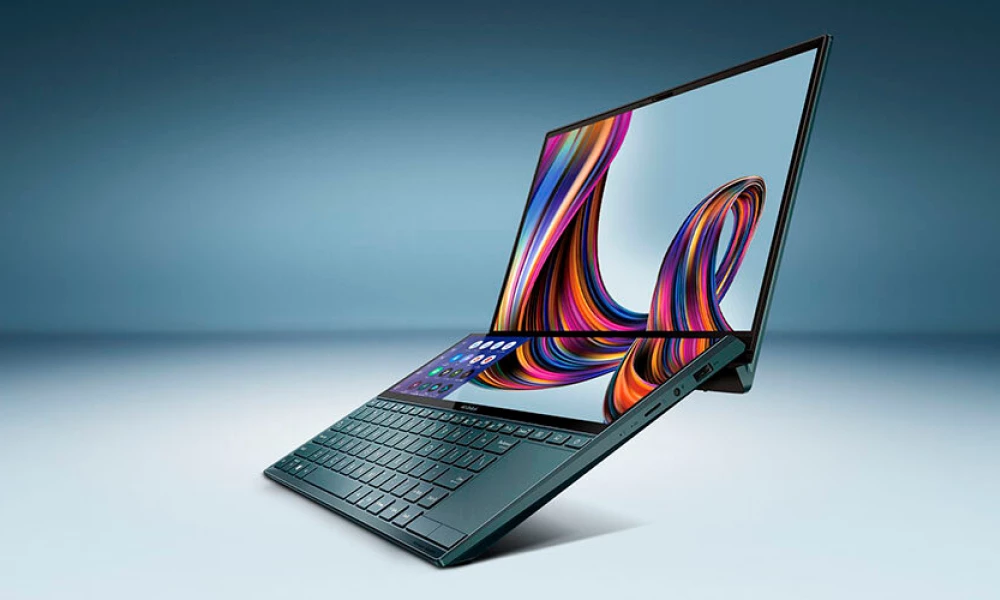 Ноутбук с двумя экранами ASUS ZenBook Pro Duo 15 OLED