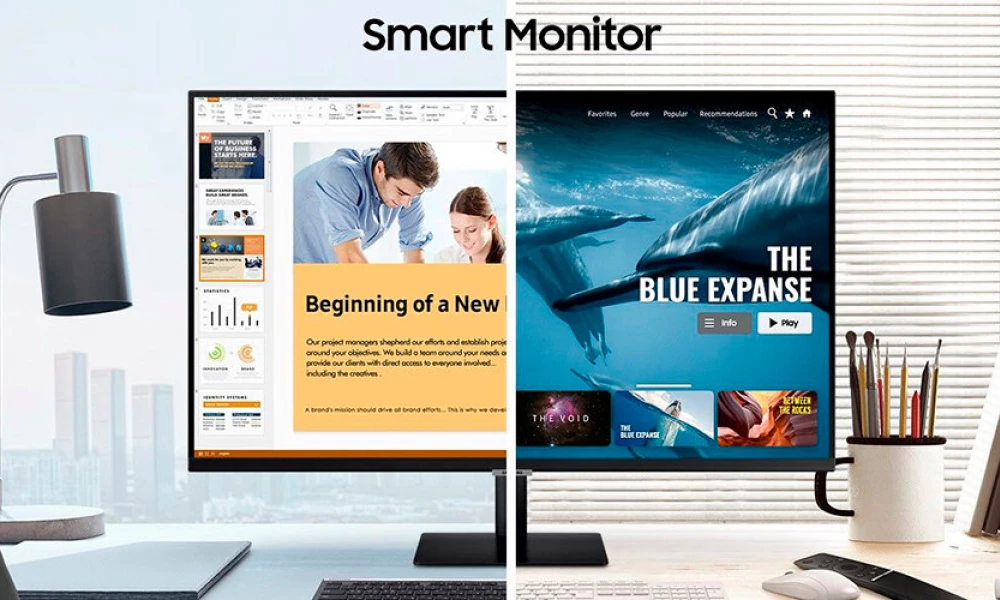 Samsung представила интерактивный дисплей FLIP и универсальный монитор-телевизор Smart Monitor